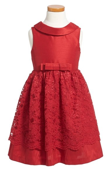 Luli & Me 'Kate' Dress (Toddler Girls, Little Girls & Big Girls) in 2T, 3T, 4T. Color: Red