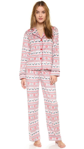 PJ LUXE PJ Salvage Polar PJ Set in Ivory