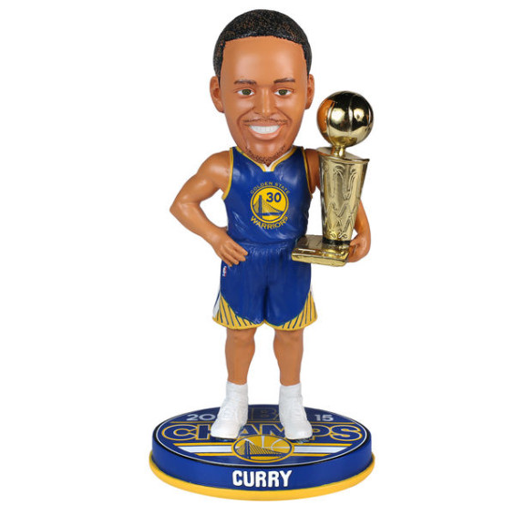 STEPHEN CURRY GOLDEN STATE WARRIORS 2015 NBA FINALS CHAMPIONS BOBBLEHEAD