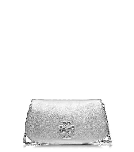 Tory Burch BRITTEN CLUTCH in Silver