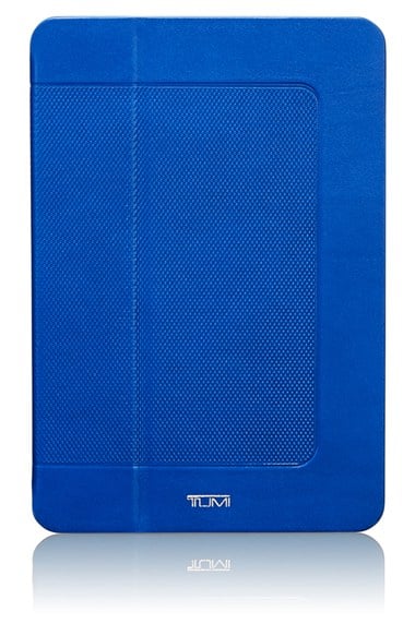 Tumi 'Prism' Leather iPad mini Case in Atlantic Blue