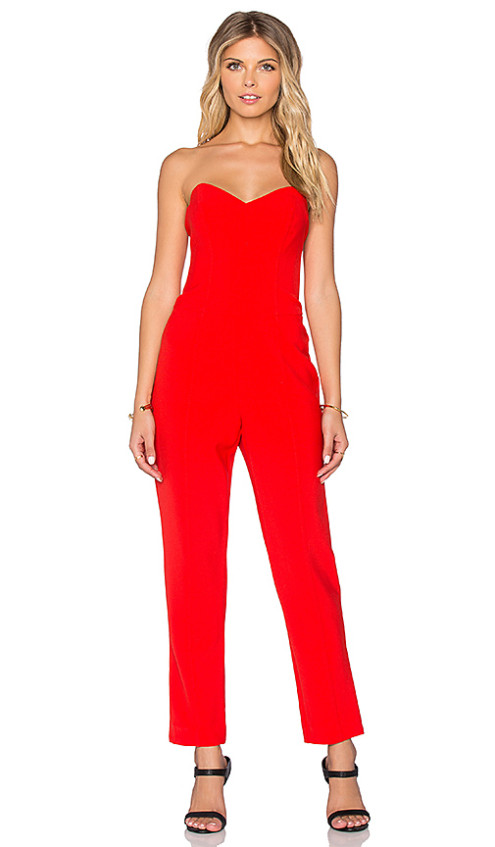 VENDETTA JUMPSUIT By TRINA TURK in Ruby Red