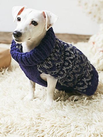 Ware of the Dog Fireside Textured Pullover in Navy and Grey, or Grey and White