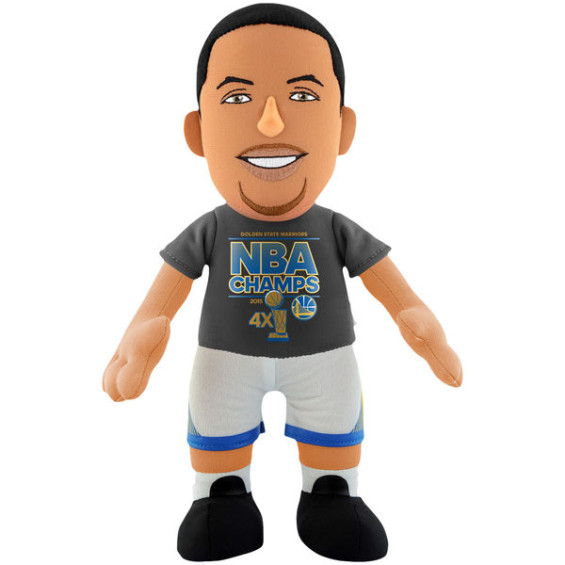 BLEACHER CREATURES STEPHEN CURRY GOLDEN STATE WARRIORS 2015 NBA CHAMPIONSHIP 10" PLUSH DOLL