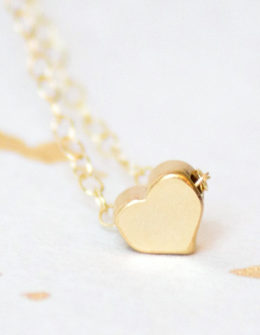 Adorn512 TEENY TINY HEART NECKLACE