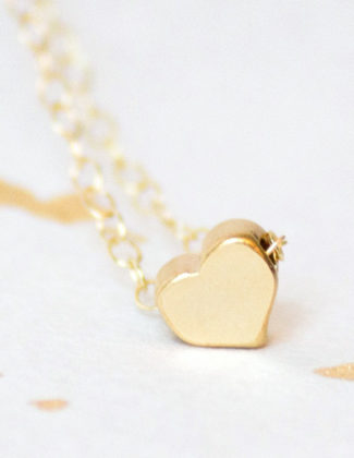 Adorn512 TEENY TINY HEART NECKLACE