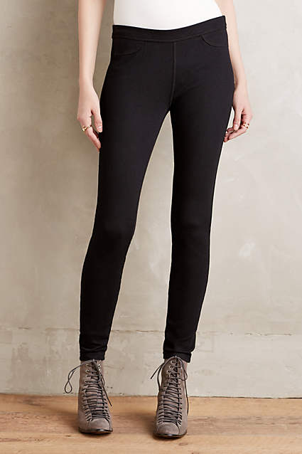 AG Knit Leggings by AG in Black. Anthropologie