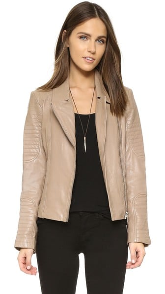 BB Dakota Elias Leather Moto Jacket in Churro