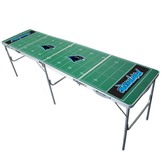 CAROLINA PANTHERS 2' X 8' TAILGATE TABLE