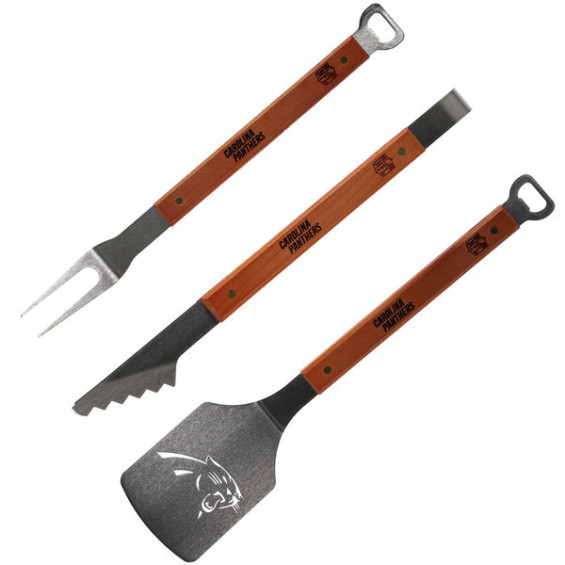 CAROLINA PANTHERS 3-PIECE BBQ SET