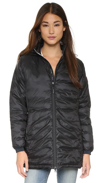 Canada Goose Camp Hooded Jacket in Black or Silverbirch