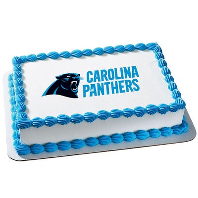 Carolina Panthers Licensed Edible Cake Topper 