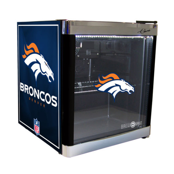 DENVER BRONCOS REFRIGERATED BEVERAGE CENTER