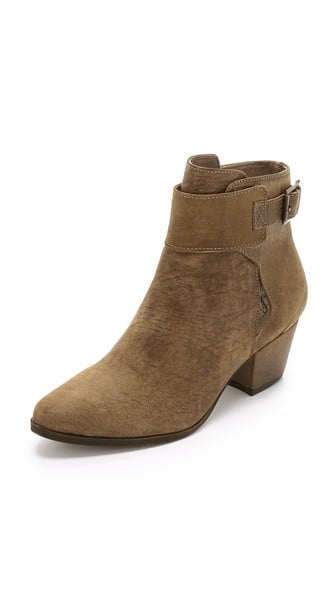 Free People Belleville Ankle Boots in Khaki