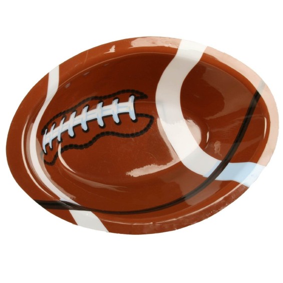 GIANT Plastic Football Shaped Serving Bowl
