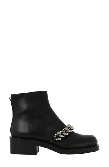 Givenchy Chain Strap Ankle Boot (Women) in Black