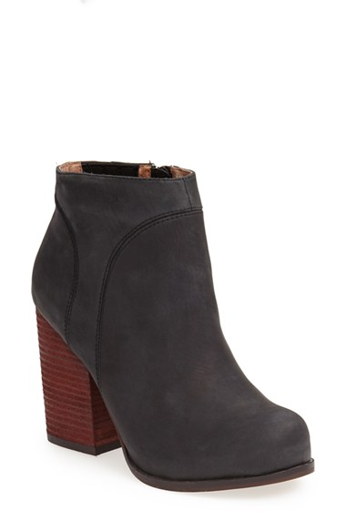 Jeffrey Campbell 'Hanger' Bootie (Women) in Black Washed