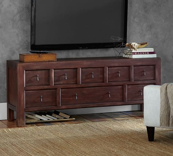 Pottery Barn Lenwood Media Console Clearance Sale