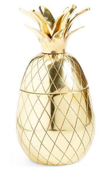 MASON SHAKER Pineapple Tumbler Gold