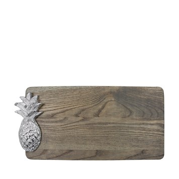 Mariposa Pineapple Cheese Board in Silver