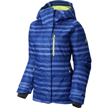 Mountain Hardwear Barnsie Jacket - Women's in Dynasty Blue Stripes