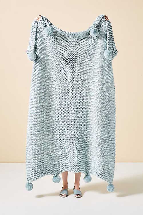 Pommed Mena Throw Blanket Anthropologie bedding sale 2020