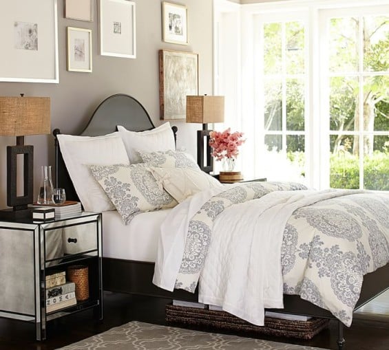 Pottery Barn ALAMEDA BED & HEADBOARD