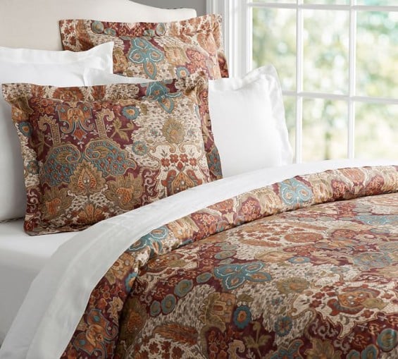 Pottery Barn ANGELINA REVERSIBLE DUVET COVER & SHAM