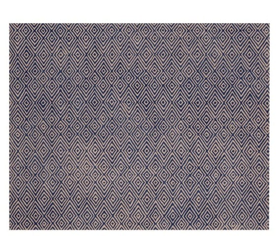 Pottery Barn DEVIN TUFTED RUG - BLUE