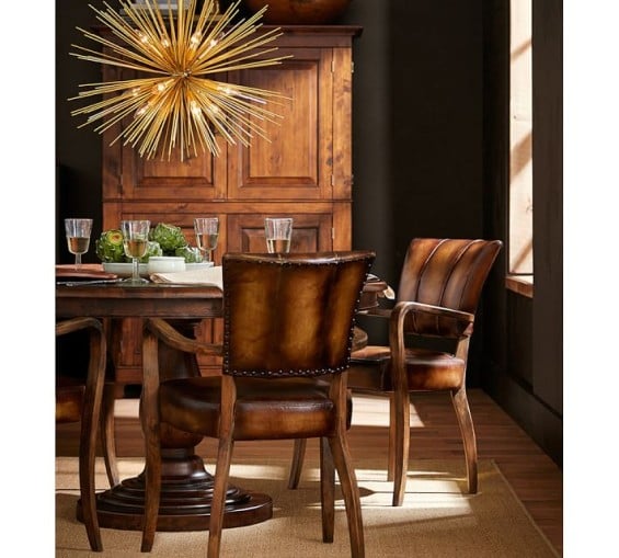 Pottery Barn ELLIOT LEATHER CHAIR