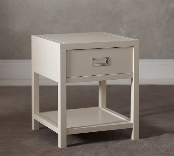 Pottery Barn LONNY SIDE TABLE in Sky White