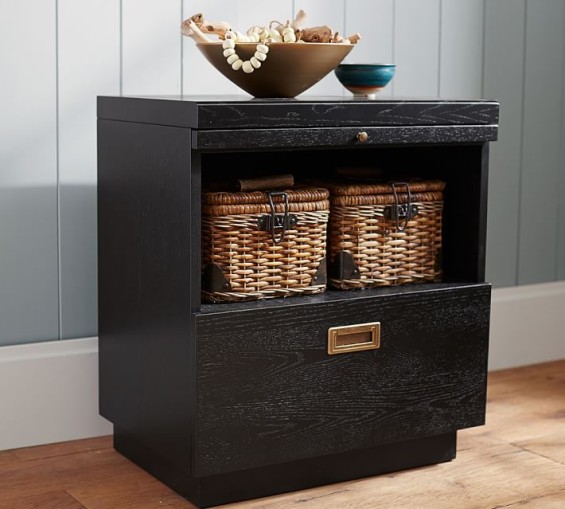 Pottery Barn REYNOLDS BEDSIDE TABLE & HUTCH