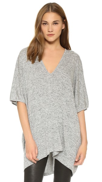 Riller & Fount Lola Tunic Mini Dress in Pebble