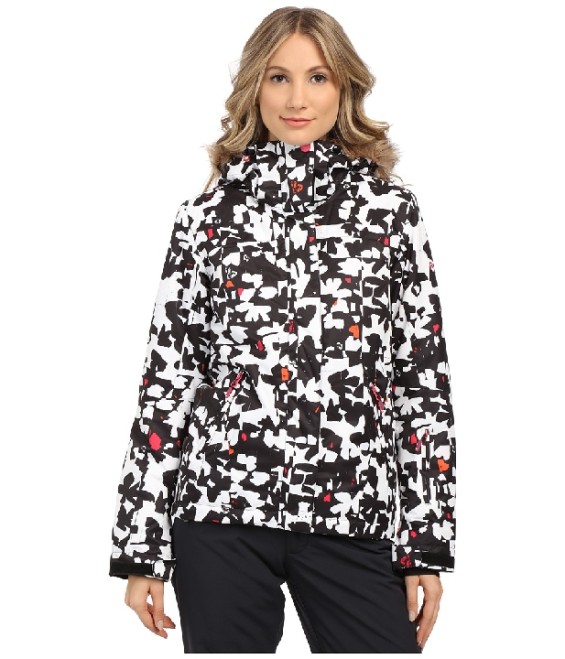 Roxy - Jet Ski Snow Jacket (Flower Pop) Women's Coat