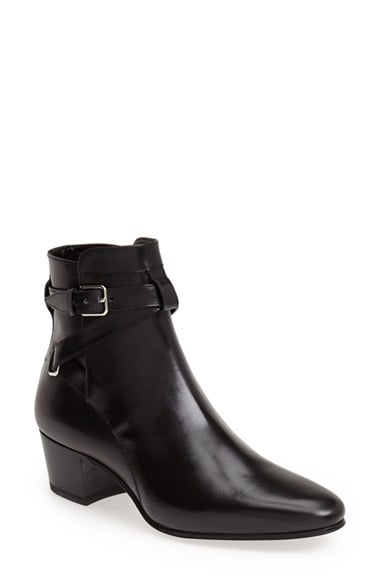 Saint Laurent 'Jodhpur' Bootie in Black