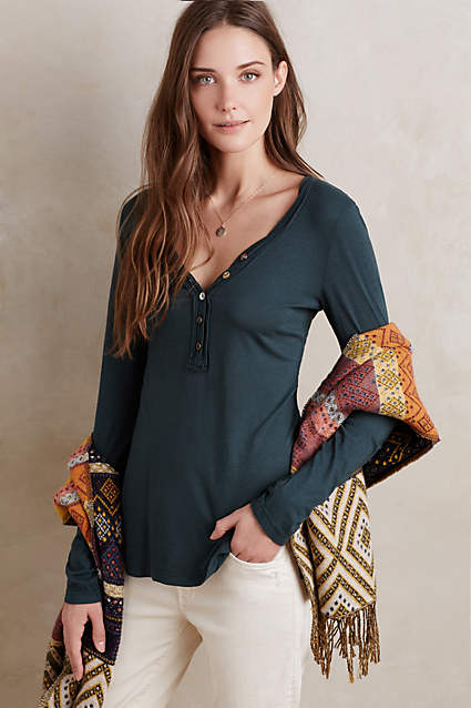 Sava Henley by t.la in Dark Turquoise