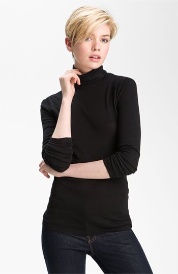 Splendid Fitted Turtleneck Black fitted turtlenecks