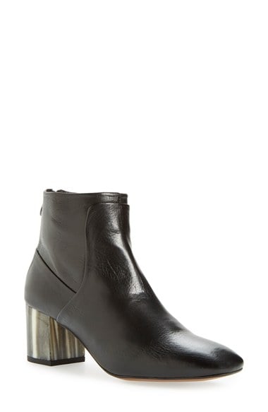 Topshop 'Music' Round Toe Ankle Boot (Women) in Black