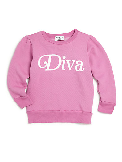 Wildfox Kids Little Girl's Diva Sweater in Pink