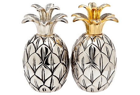 Pineapple Salt & Pepper Shakers