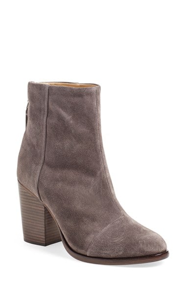 rag & bone 'Ashby' Bootie (Women) in Granite Suede