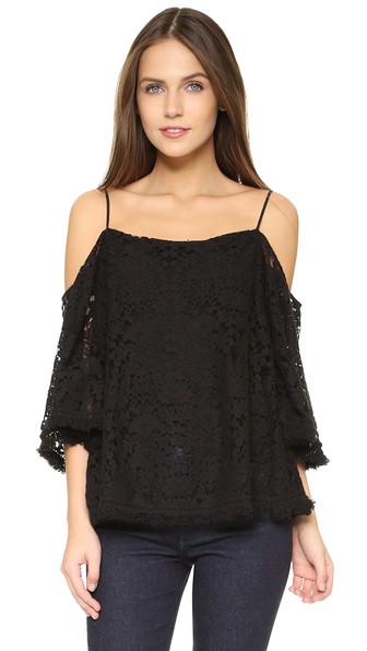 Bailey44 Tusk Lace Top Black
