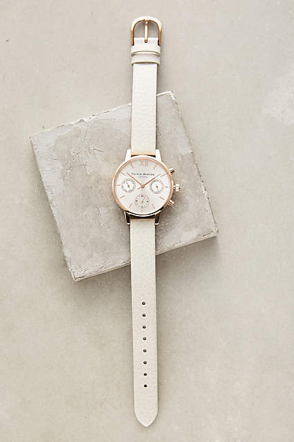 Big Dial Chrono Watch by Olivia Burton Nude