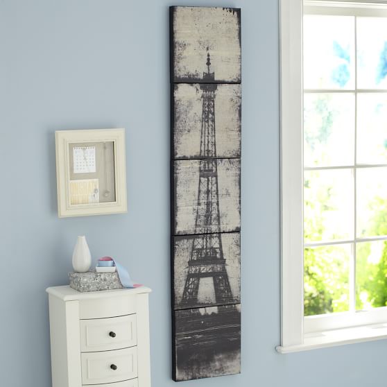 Eiffel Tower Canvas Wall Art Pottery Barn Teen Friends and Family Sale