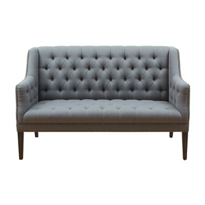 House of Hampton Norh Walsham Tufted Upholstered Loveseat Rhino Grey Fabric Wayfair Annual Upholstered Furniture Sale