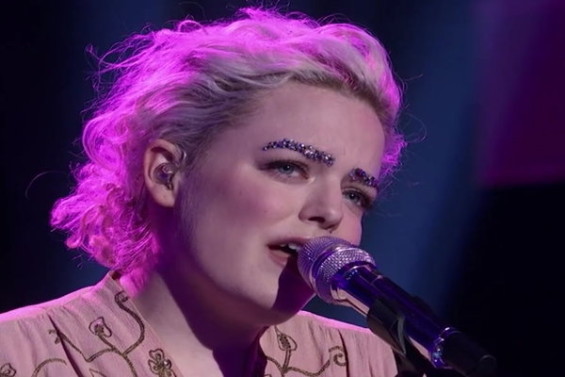 Watch American Idol season 15 Jenn Blosil's cover of Cyndi Lauper's classic song "True Colors!" american idol season 15 episode 15 wildcard night judges pick