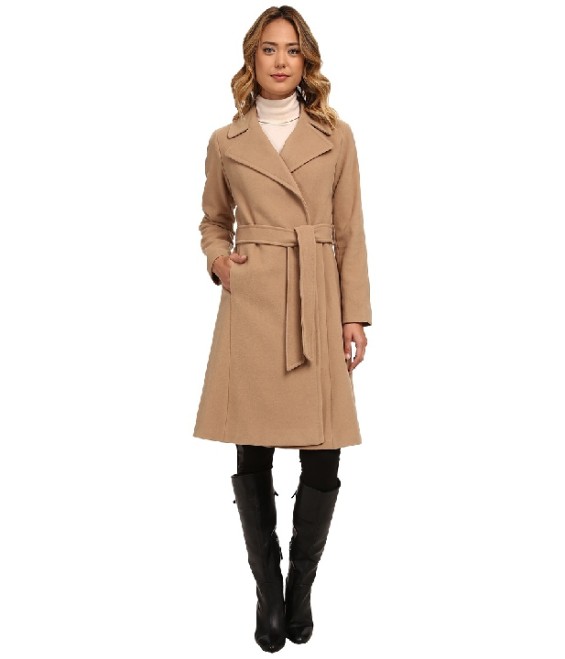 LAUREN by Ralph Lauren Cashmere Blend Blanket Wrap Laurel Camel