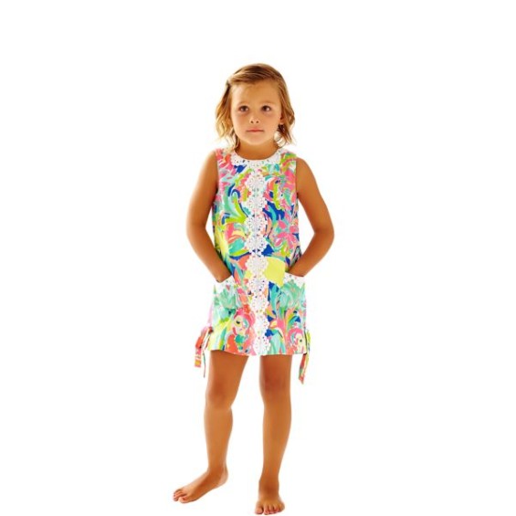 Lilly Pulitzer GIRLS LITTLE LILLY CLASSIC SHIFT DRESS Multi Casa Banana