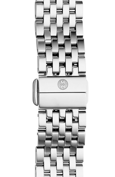 MICHELE 'Deco II' 16mm Bracelet Watchband (Nordstrom Exclusive) Silver