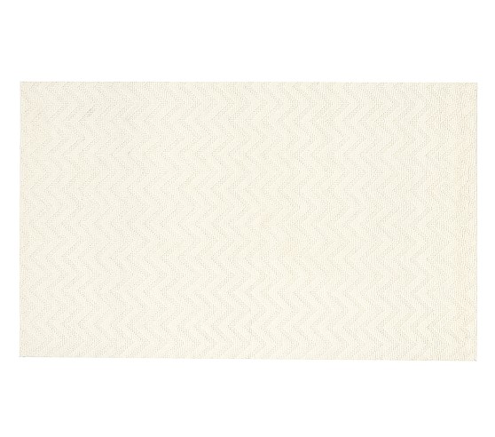 Mini Chevron Rug- Ivory Pottery Barn Kids Friends and Family Sale